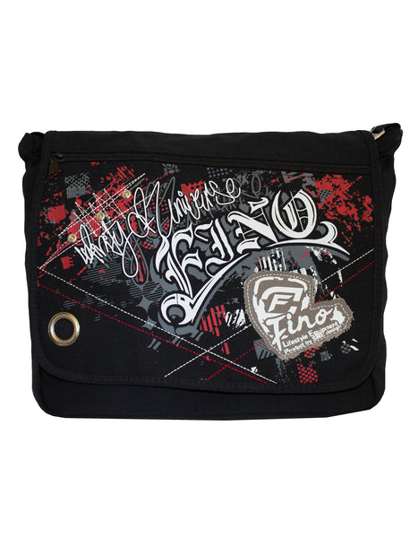 Fino SK-X2562 Lifestyle Unisex Polyester Graffiti Messenger School Bag