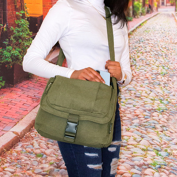 Fino SK-709 Retro Canvas Crossbody Bag