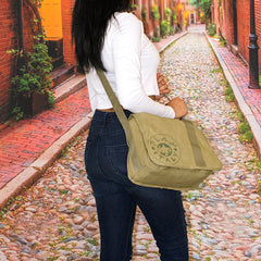 Fino SK-721 Everyday Canvas Shoulder Bag with Front Design