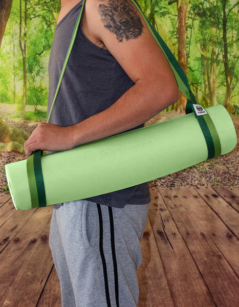 Tumaz Premium Eco Anti Slip TPE Reversible Yoga Mat with Carry Strap