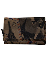 Fino 1655-093 Faux Leather Paris Designed Card Holder Organiser Purse