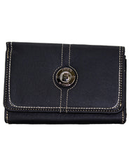 Fino 33-093 Faux Leather Neatly Stitched Design Card Holder Organiser Purse