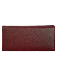 Fino 51334 Elegant Faux Leather Purse with Cell Phone Compartment Holder and Gift Box
