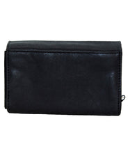 Fino 811-093 Faux Leather Metal Design Card Holder Organiser Purse