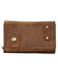Fino 811-093 Faux Leather Metal Design Card Holder Organiser Purse
