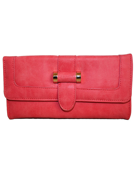 Fino 811-907 Stylish Faux Leather Long Card Holder Purse
