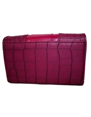 Fino 975-093 Faux Leather Croc Design Card Holder Organiser Purse