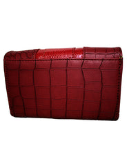 Fino 975-093 Faux Leather Croc Design Card Holder Organiser Purse
