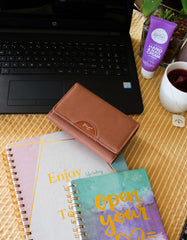 Fino 993-093 Faux Fine Pebbled Leather Card Holder Organiser Purse