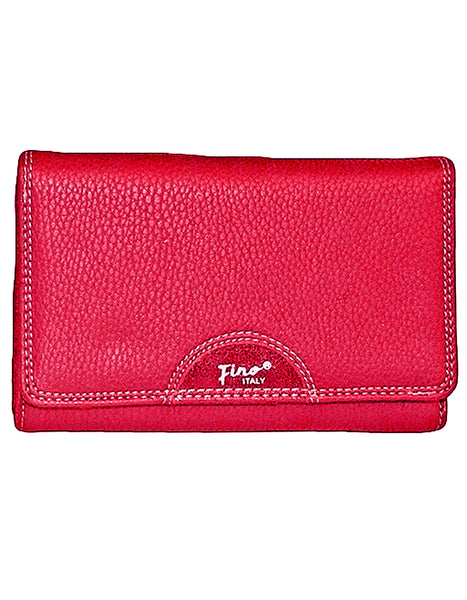 Fino 993-093 Faux Fine Pebbled Leather Card Holder Organiser Purse