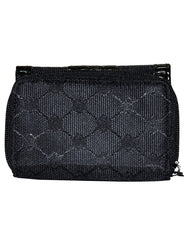 Fino A04-2015 Classic Design Compact Canvas & Faux Leather Purse