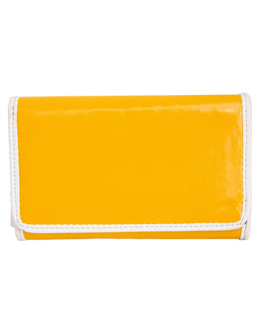 Fino A268-093 Soft Faux Leather Patent Card Holder Organiser Purse