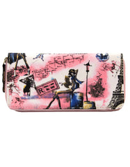 Fino A69-798 Faux Leather Grab & Go All in 1 Purse with Cellphone Pouch