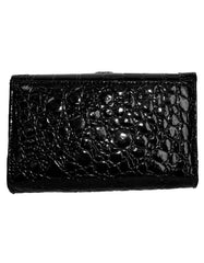 Fino B-093 Croc Texture Faux Leather Card Holder Organiser Purse