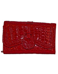 Fino B-093 Croc Texture Faux Leather Card Holder Organiser Purse