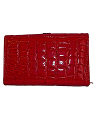 Fino B-093 Croc Texture Faux Leather Card Holder Organiser Purse