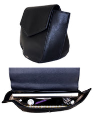 Fino BK-127+51156 Faux Leather Trapeze Handbag with Purse Set