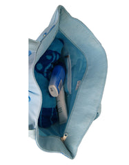 Fino CJ-05682 Weave Woven Straw Beach Shopping Value Bags - Set of 5