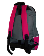 Fino DL-1008 Unisex Grade R - 1 Trolley Wheeled School /Travel Backpacks