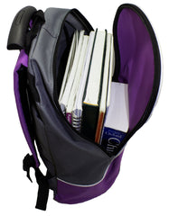 Fino DL-1008 Unisex Grade R - 1 Trolley Wheeled School /Travel Backpacks