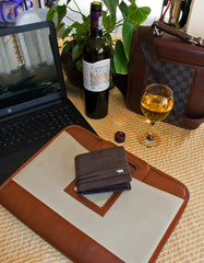 Fino DPU-506 Faux Leather Washed Designed Wallet with Box