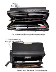 Fino F570 Faux Leather Card Holder/ Clutch Bag/ Phone Bag/ Bag Organiser