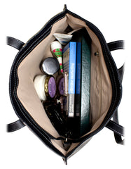 Fino G-8213 Faux Suede Leather Tote Bag & Purse Set
