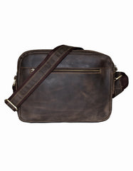 Fino GSX-075 Full Grain Genuine Leather Crazy Horse Waxed Sling Bag