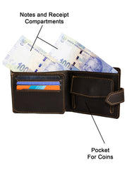 Fino GX-046 Full Grain Soft Genuine Leather Wallet with Box