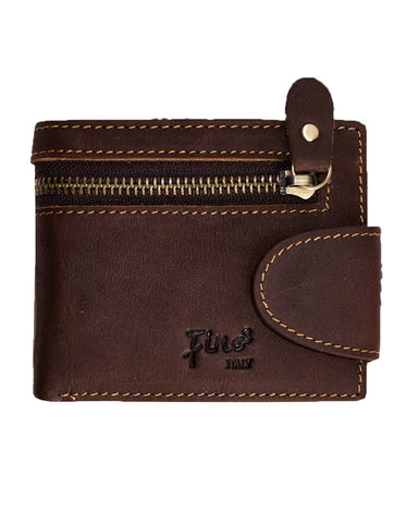 Fino GX-047 Full Grain Genuine Leather Mens Wallet with Box