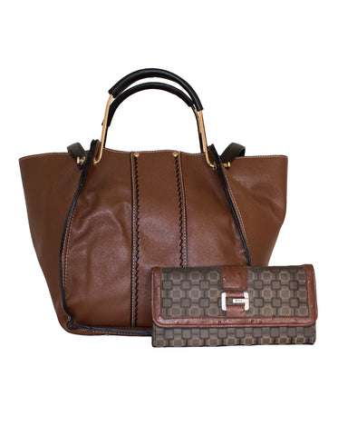 Fino H6958+B030-765 Faux Leather Handbag & Purse