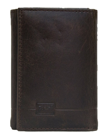 Fino HL-1303A Genuine Leather Right Hand Slim Compact Wallet with Box