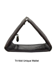 Fino HL-1303A Genuine Leather Right Hand Slim Compact Wallet with Box