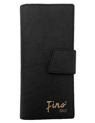 Fino HL-1407 Unisex Genuine Leather Bifold Wallet with SD Card Holder & Box