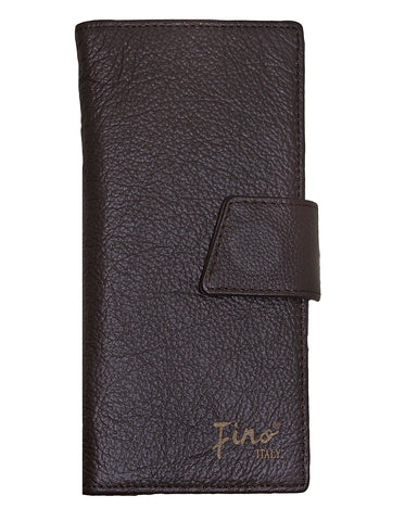 Fino HL-1407 Unisex Genuine Leather Bifold Wallet with SD Card Holder & Box