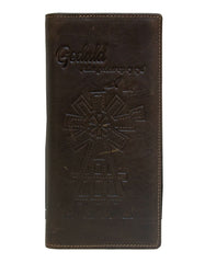 Fino HL-1410 Genuine Leather Windmill Wallet with SD Card Holder & Box