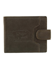 Fino HL-518/RYO Genuine Leather Rhino Wallet with SD Card Holder & Box