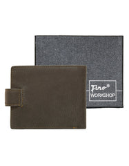 Fino HL-518/RYO Genuine Leather Rhino Wallet with SD Card Holder & Box