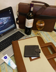 Fino HL-518/RYO Genuine Leather Rhino Wallet with SD Card Holder & Box