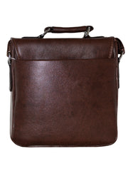 Fino HX-622 Unisex Luxurious Classic Faux Leather Sling Bag - Brown