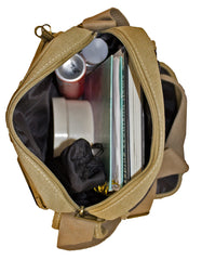 Fino HY-3348 Unisex Canvas Compact Travel Sling Bag