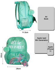 Fino JS-190501 Let's be Mermaids Sequin Backpack - Green