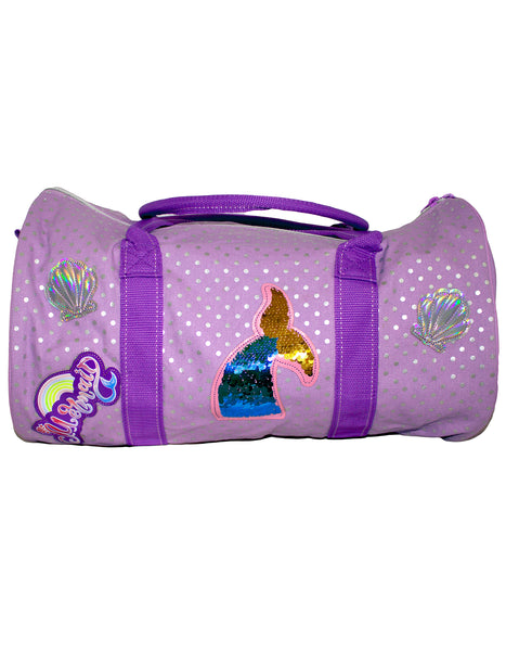 Fino JS-190504 Mermaid Carry-On Duffel Bag - Purple