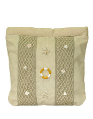 Fino LB-0003 Seashore Shell & Net Design Beach Shoulder Hessian Bag