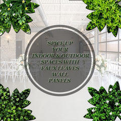 Masturf Premium Amazon Forest 50 x 50cm Faux Leaves UV Resistant Panel