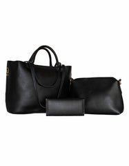 Fino SK-1610+51125 3in1 Faux Leather Hand & Shoulder Bag with Purse Set