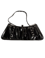 Fino SK-6002 Patent Faux Leather Mini Studded Handbag