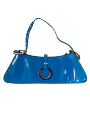 Fino SK-6002 Patent Faux Leather Mini Studded Handbag