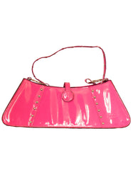 Fino SK-6002 Patent Faux Leather Mini Studded Handbag