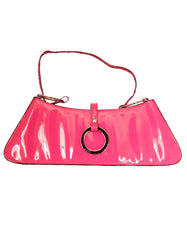 Fino SK-6002 Patent Faux Leather Mini Studded Handbag